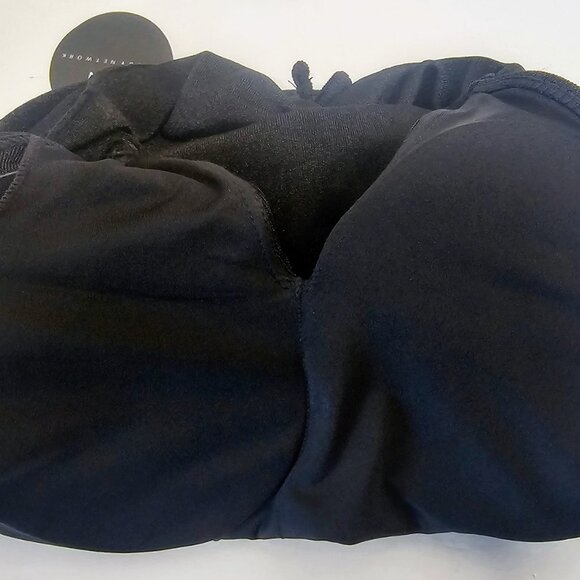 NWT KN KLASSY NETWORK DEEP COWL HALTER WITH BRA/PADS BLACK SZ XS - Picture 4 of 9